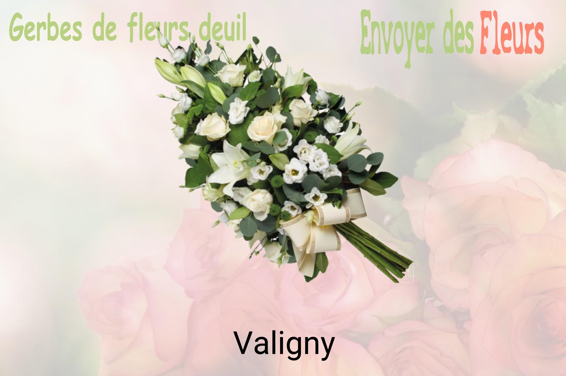 Gerbe de fleurs de deuil livrée à Valigny